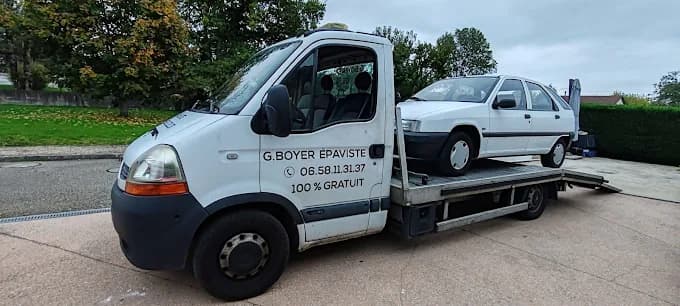 Enlèvement d'épave dans l'Ain (01)