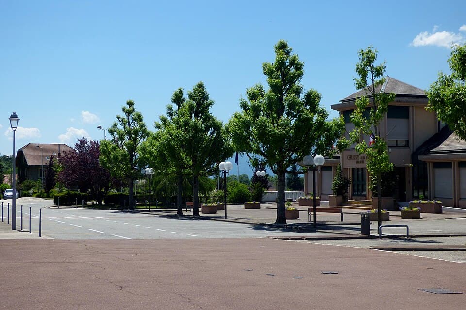 Vue de Grésy-sur-Aix